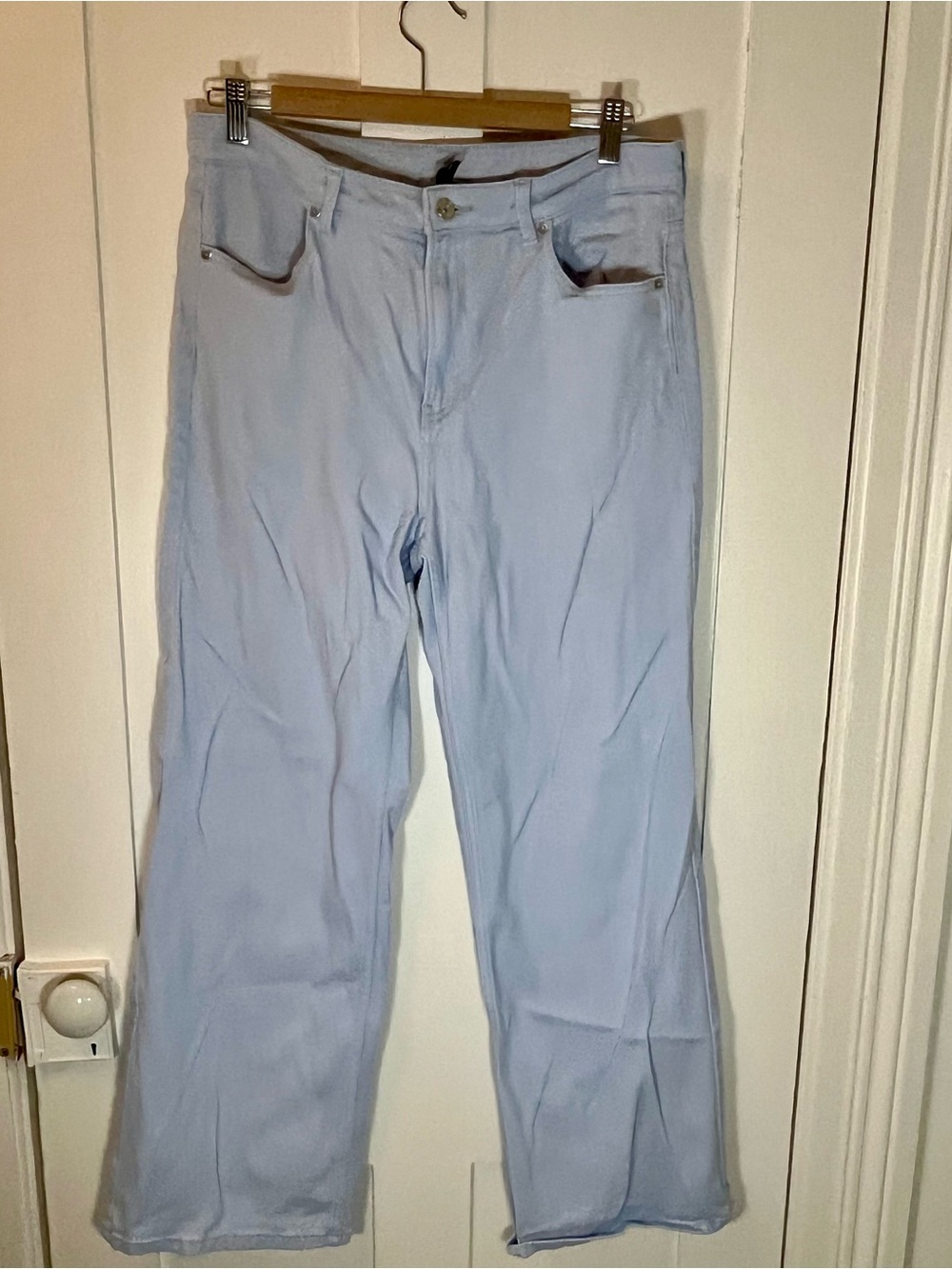 H&M Light Blue Wide Leg Jeans